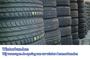 opslag winterbanden garage Ooms